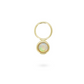 14ct Opal Earring Charm from Ella Ray Jewellery: Exquisite charm crafted from 14ct gold, adorned with a luminous opal gemstone, ideal for adding a touch of iridescent elegance and personal flair to your earring collection.