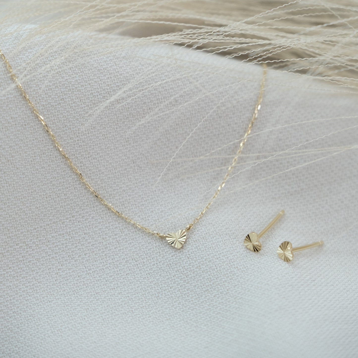 14ct Gold Heart Necklace