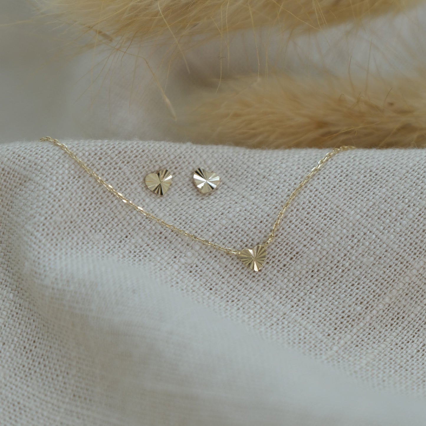 14ct Gold Heart Necklace