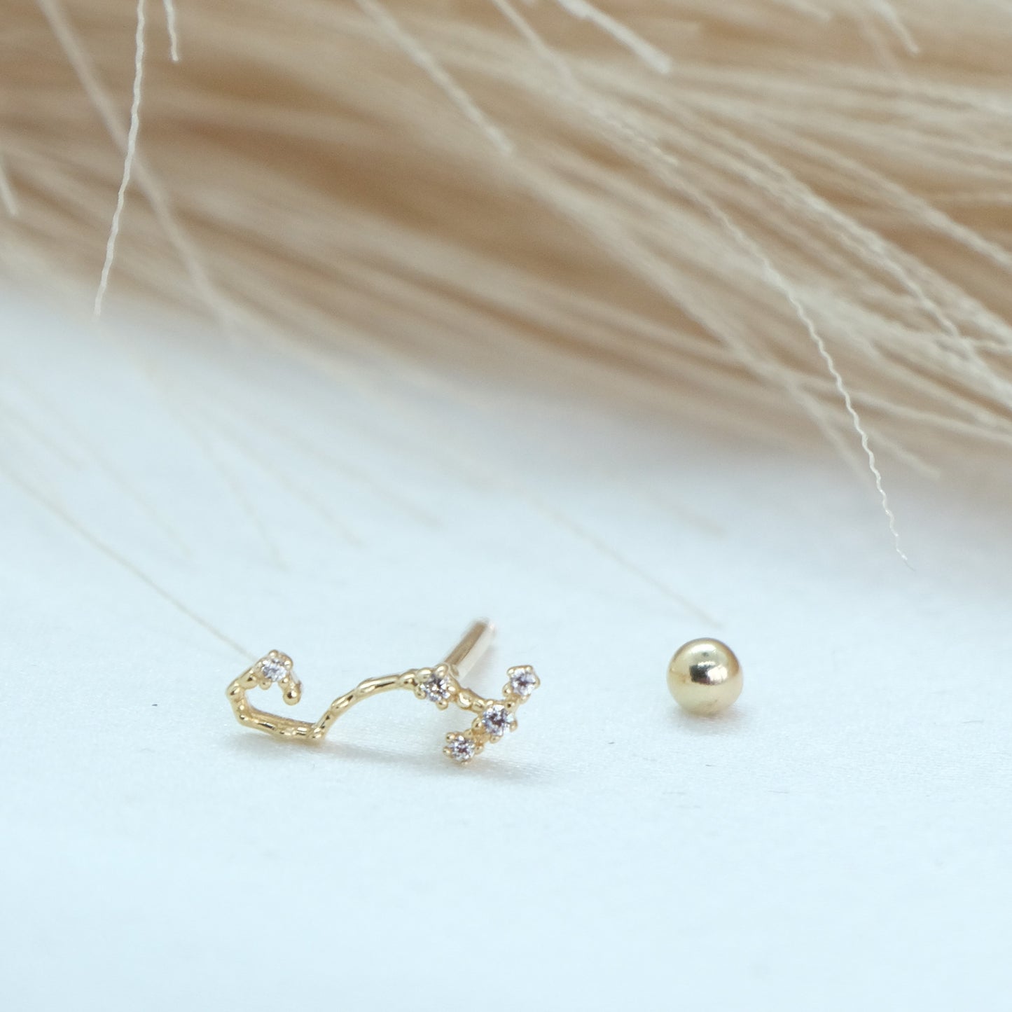 Scorpio Zodiac Constellation Microbar - Cartilage Earrings