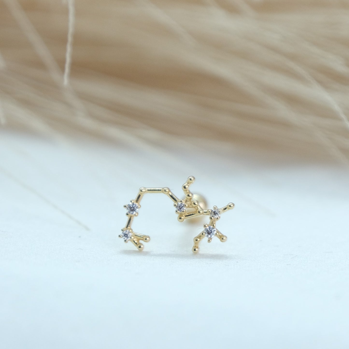 Sagittarius Zodiac Constellation Microbar - Cartilage Earrings