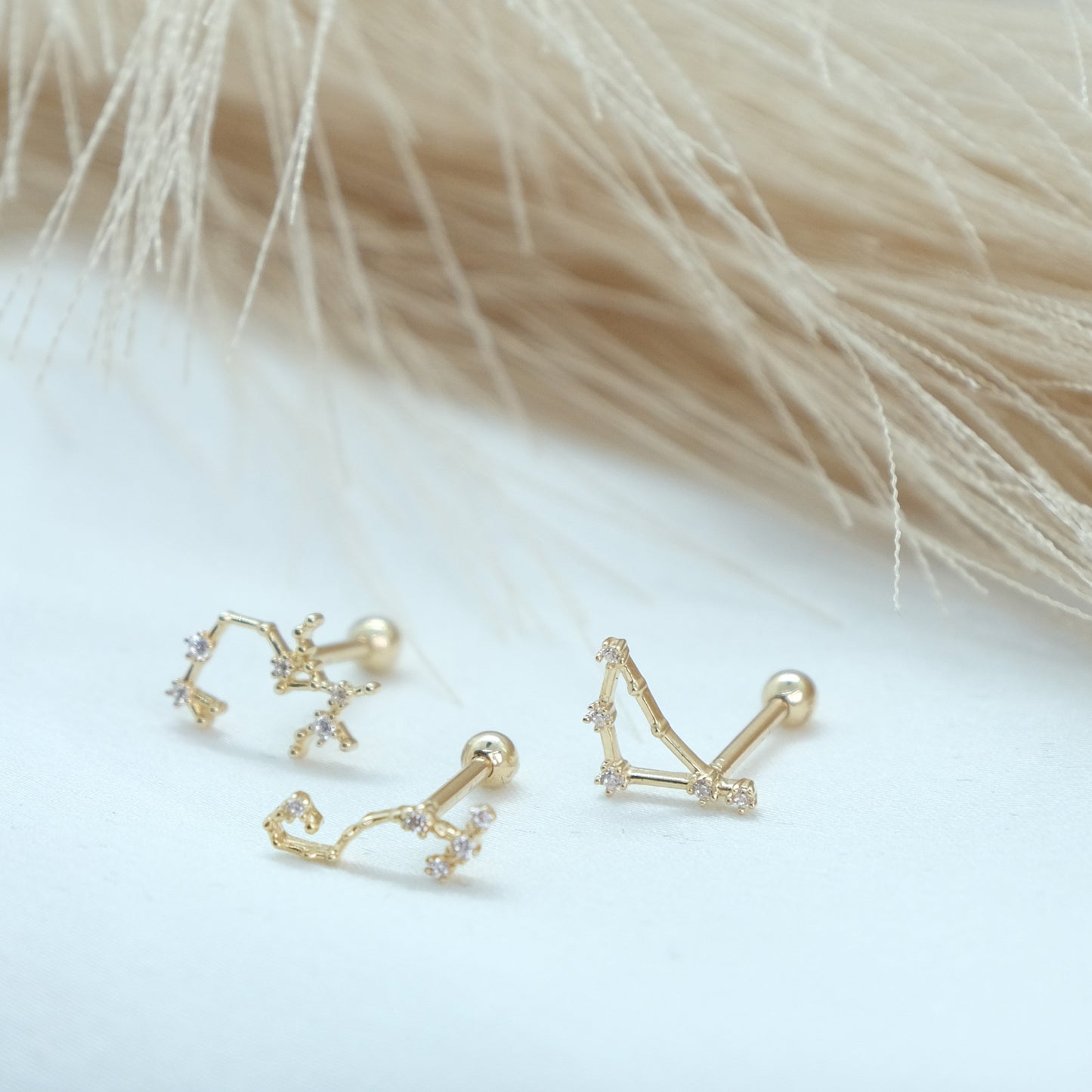 Sagittarius Zodiac Constellation Microbar - Cartilage Earrings