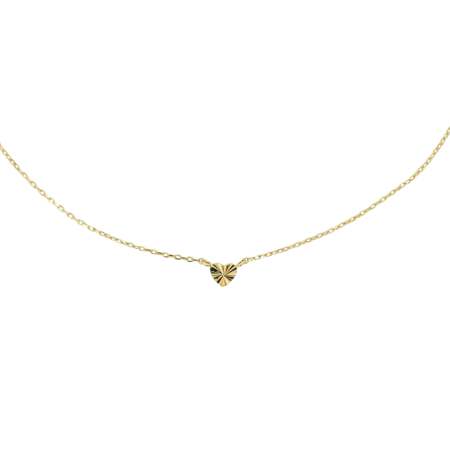 14ct Gold Heart Necklace