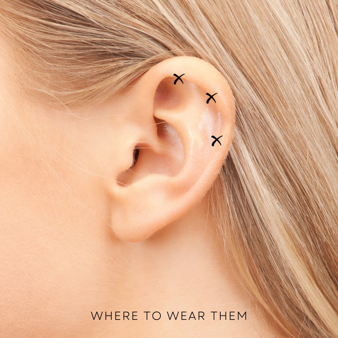 Capricorn Zodiac Constellation Microbar - Cartilage Earrings